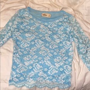 Hollister light blue shirt